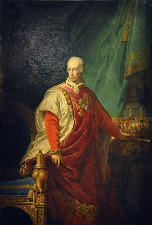 Kaiser Franz I, vintage artwork by Johann Baptist Lampi the Younger, 12x8" (A4) Poster