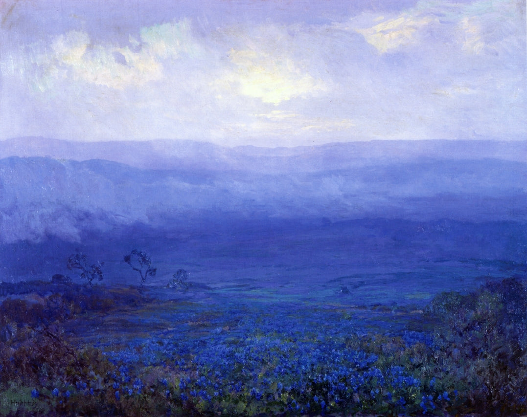 Bluebonnets in Texas by Julian Onderdonk,16x12(A3) Poster