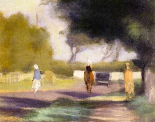 Morning Ride by Clarice Beckett,16x12(A3) Poster