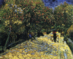 Avenue with Flowering Chestnut Trees, vintage artwork by Vincent van Gogh, 12x8" (A4) Poster