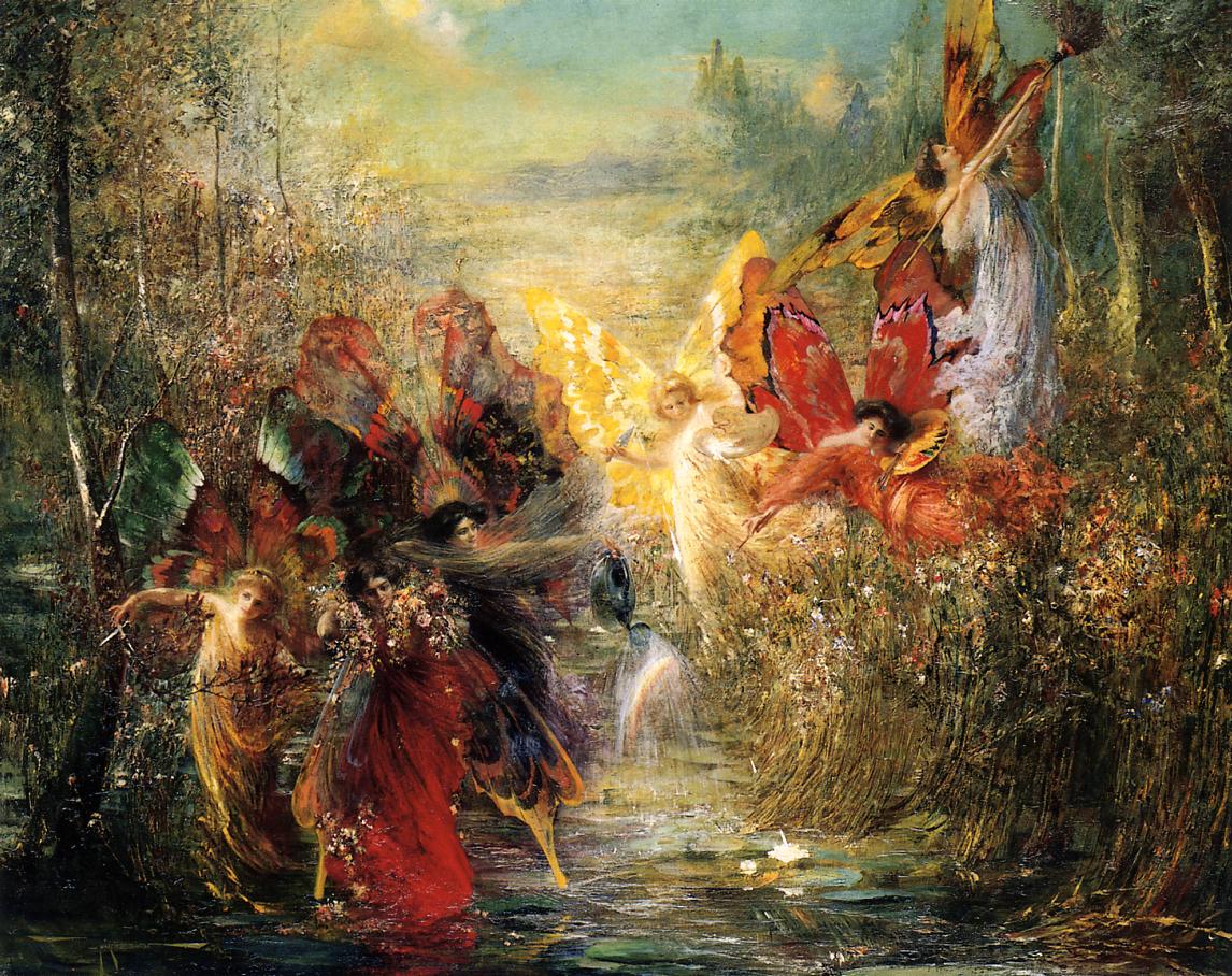 Toillette de Nature, vintage artwork by Pinckney Marcius-Simons, 12x8" (A4) Poster