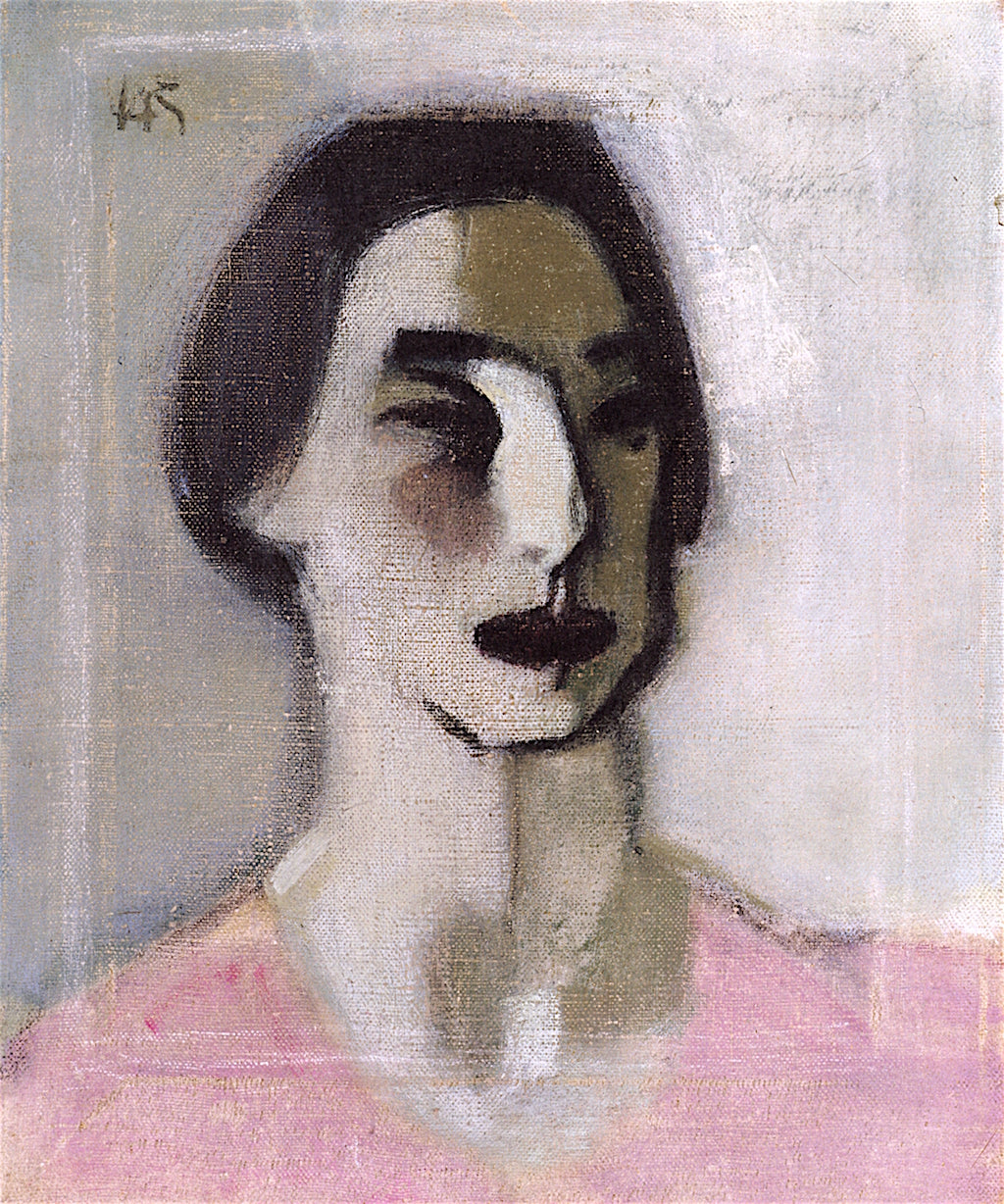 Forty Years Old by Helene Schjerfbeck,A3(16x12")Poster