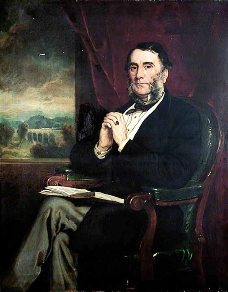 Sir Alfred Mellor Watkin, vintage artwork by Edwin Arthur Ward R.A., 12x8" (A4) Poster