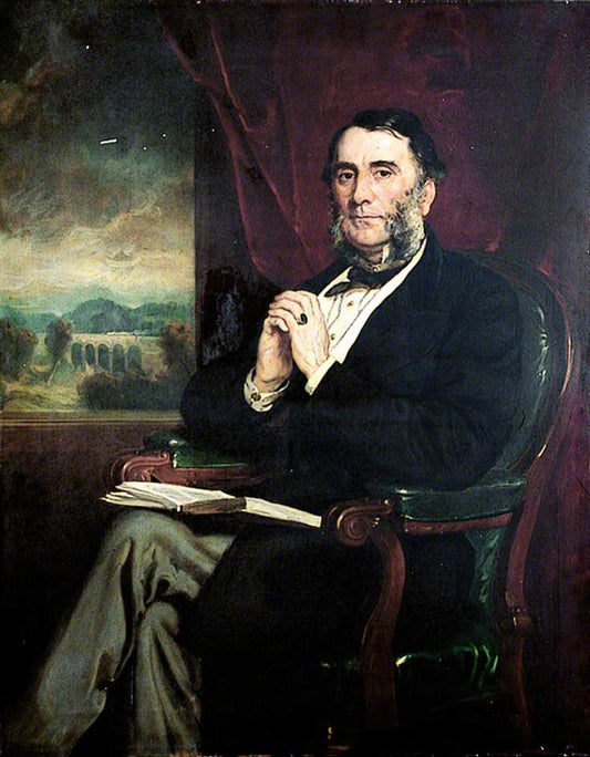 Sir Alfred Mellor Watkin, vintage artwork by Edwin Arthur Ward R.A., 12x8" (A4) Poster
