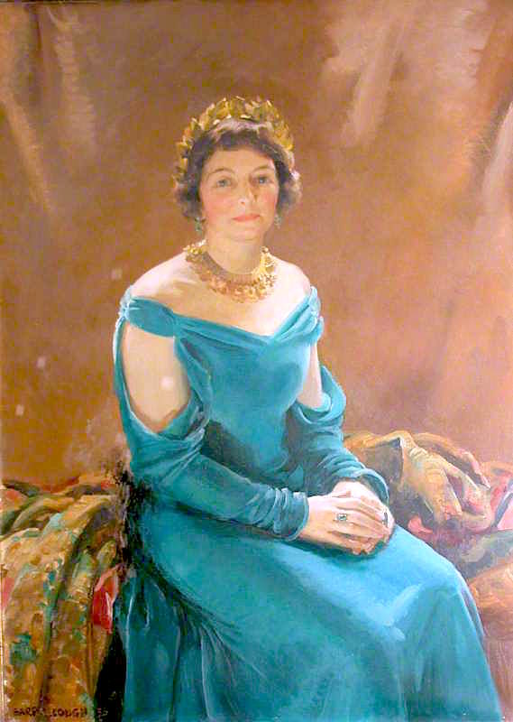  Merrill, Mrs Warwick Deeping by James Penniston Barraclough,16x12(A3) Poster