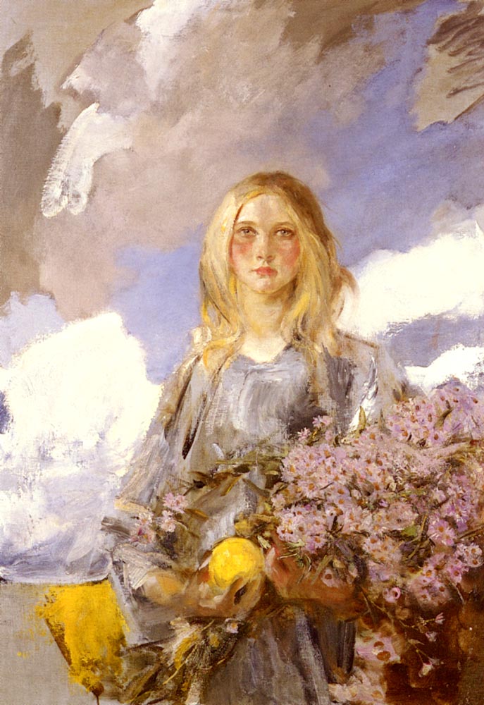 Michealmas, vintage artwork by Sir James Jebusa Shannon, 12x8" (A4) Poster
