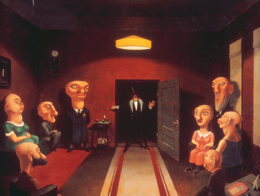 Noctural Homcoming, vintage artwork by Franz Sedlacek, 12x8" (A4) Poster