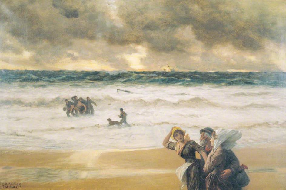 Cardigan Bay, vintage artwork by Phillip Richard Morris, 12x8" (A4) Poster