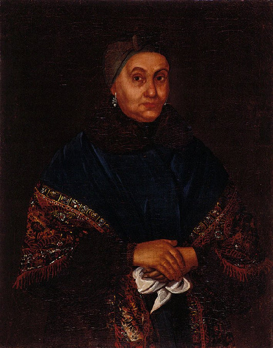 Portrait of P.N. Butorina, vintage artwork by Ivan Tarkhanov, 12x8" (A4) Poster