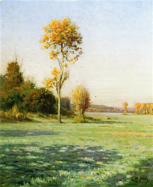 A Frosty Morning in October, vintage artwork by Charles Harold Davis, 12x8" (A4) Poster