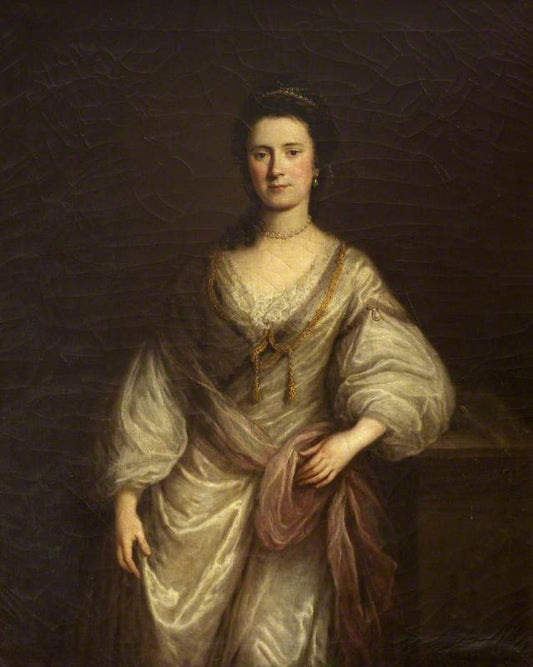 The Honourable Henrietta Boyle, vintage artwork by William Hoare, 12x8" (A4) Poster