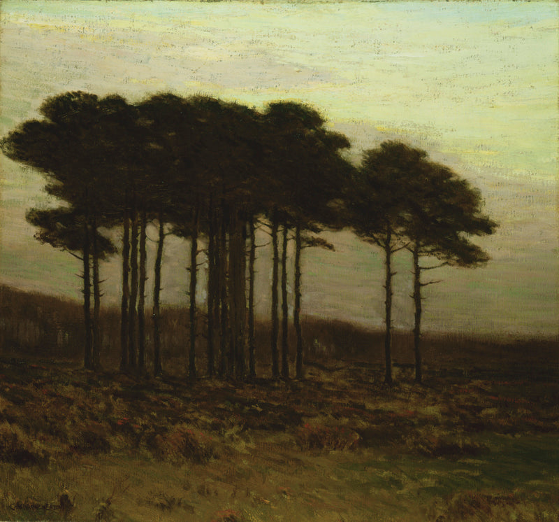 November Landscape, vintage artwork by Charles Warren Eaton, 12x8" (A4) Poster