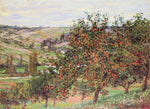 Apple Trees near Vetheuil, vintage artwork by Claude Monet, 12x8" (A4) Poster