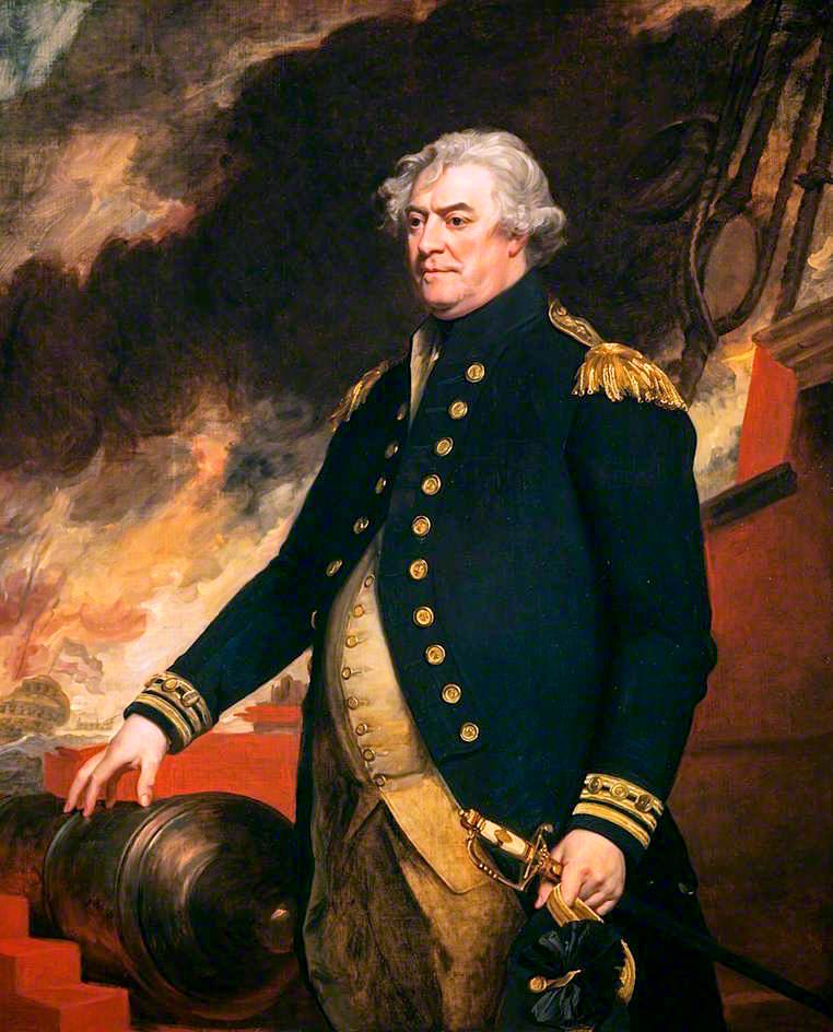 Adam Duncan, 1st Viscount Duncan of Camperdown, Admiral, vintage artwork by John Singleton Copley, 12x8" (A4) Poster