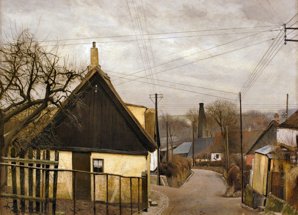¸ndgade, Sankt Jorgensbjerg by Lauritz Andersen (L.A.) Ring,A3(16x12")Poster