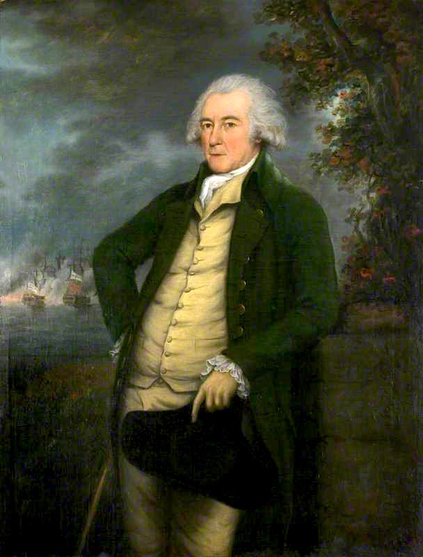 Captain the Honourable Archibald Kennedy, 11th Earl of Cassillis, vintage artwork by Mather Brown, 12x8" (A4) Poster