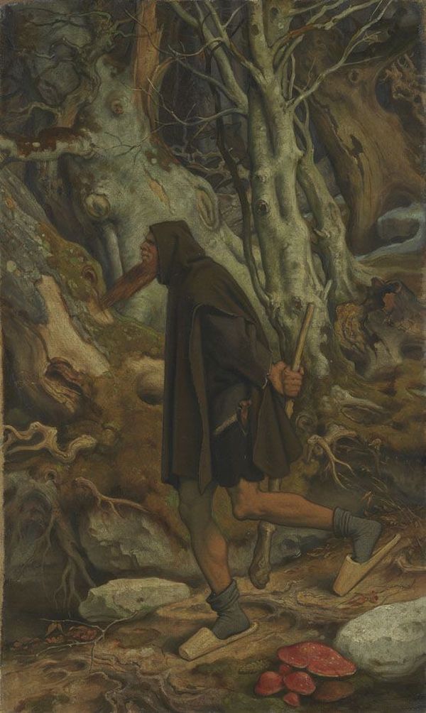 Rübezahl, vintage artwork by Moritz von Schwind, A3 (16x12") Poster Print