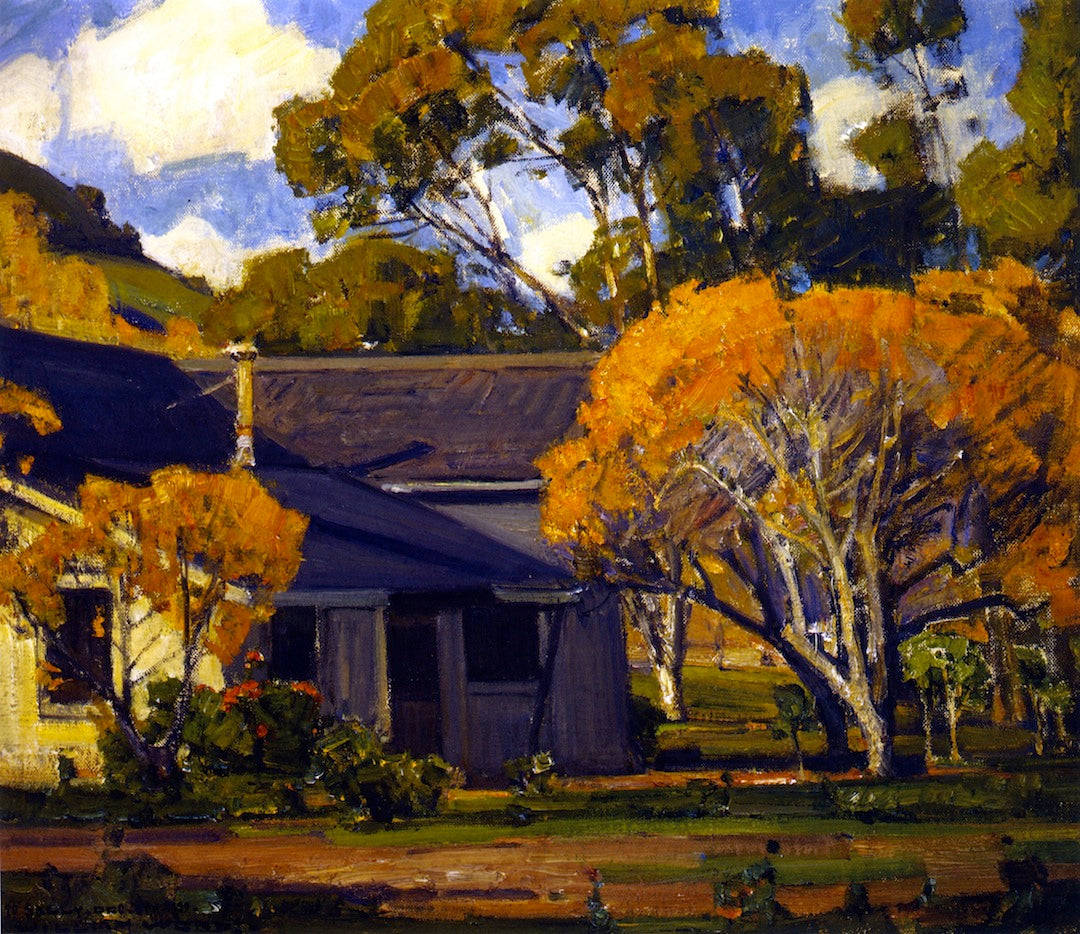 Addie's Cottage, Laguna Beach by William Wendt,A3(16x12")Poster