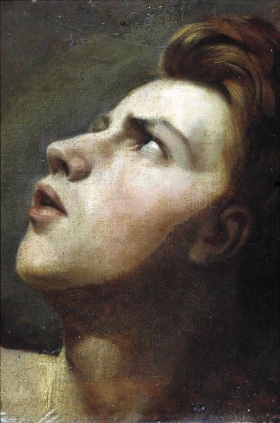 Head of the Young Boy (study), vintage artwork by Hippolyte-Jean Flandrin, A3 (16x12") Poster Print