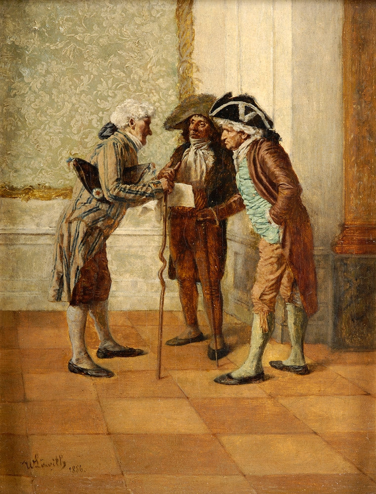 The three scholars by Wilhelm Lowith,A3(16x12")Poster