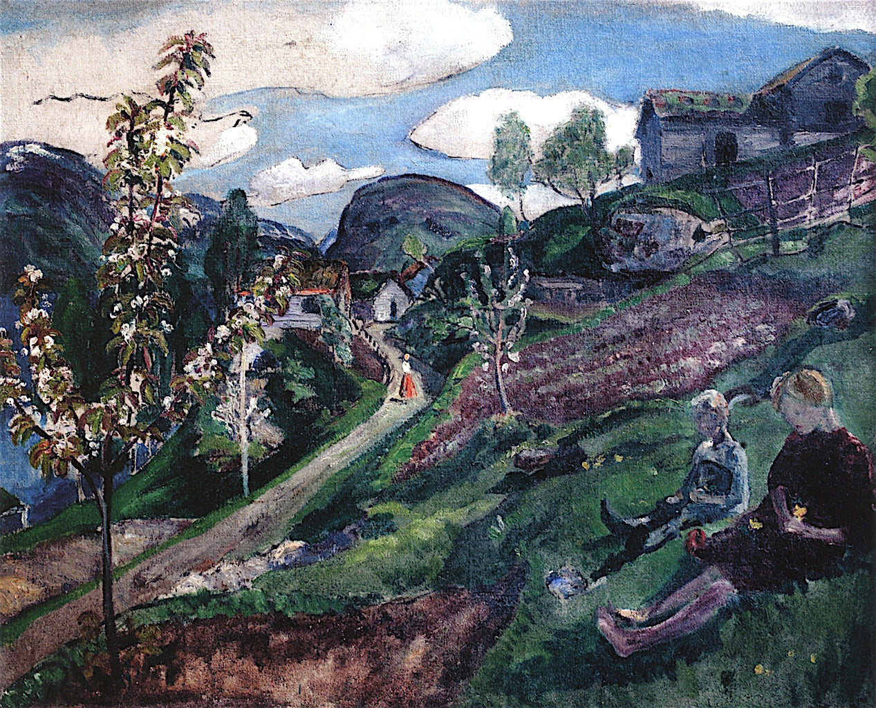 The Home by Nicolai Astrup,16x12(A3) Poster