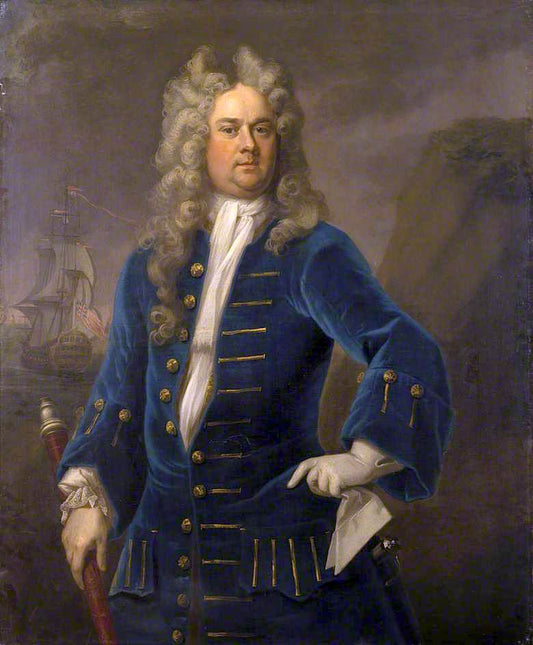Captain Robert Harland, vintage artwork by Michael Dahl, 12x8" (A4) Poster