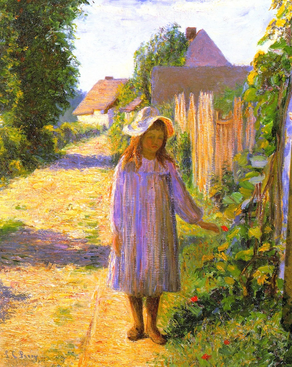 Alice in the Lane, vintage artwork by Lilla Cabot Perry, 12x8" (A4) Poster