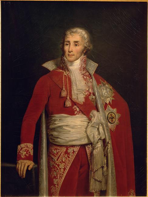 Joseph Fouche, vintage artwork by Rene-Thodore Berthon, 12x8" (A4) Poster