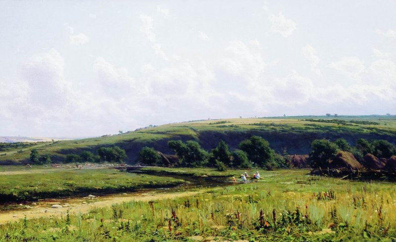 The Smedova River by Iosif Krachkovsky,A3(16x12")Poster