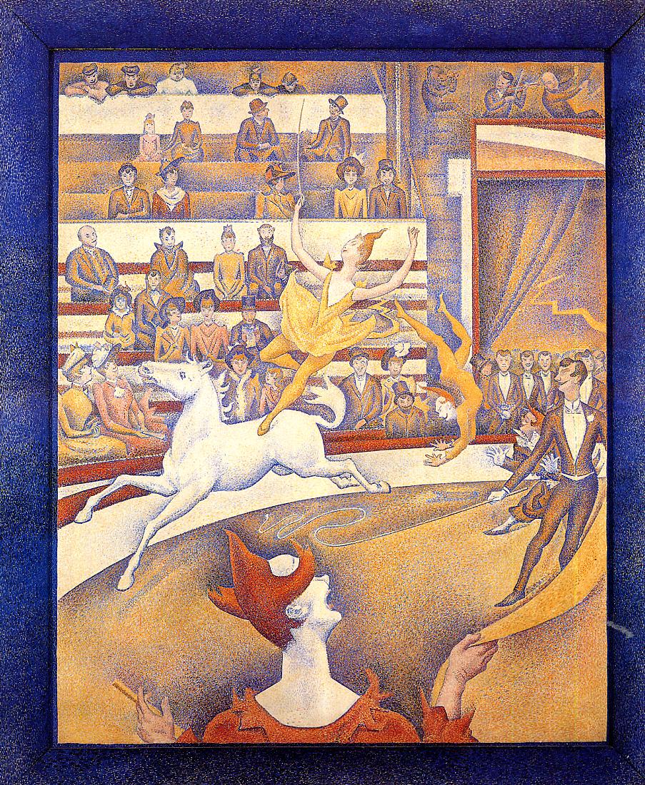 The Circus, vintage artwork by Georges Seurat, 12x8" (A4) Poster