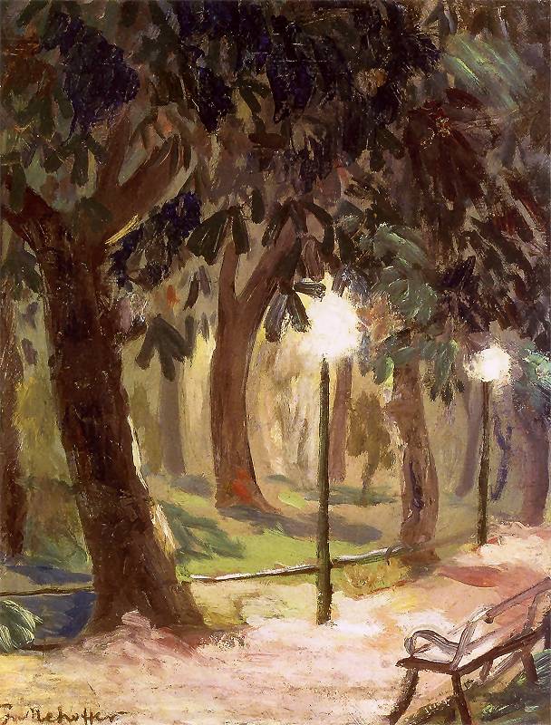 Park in Krakow by Jozef Mehoffer,A3(16x12")Poster