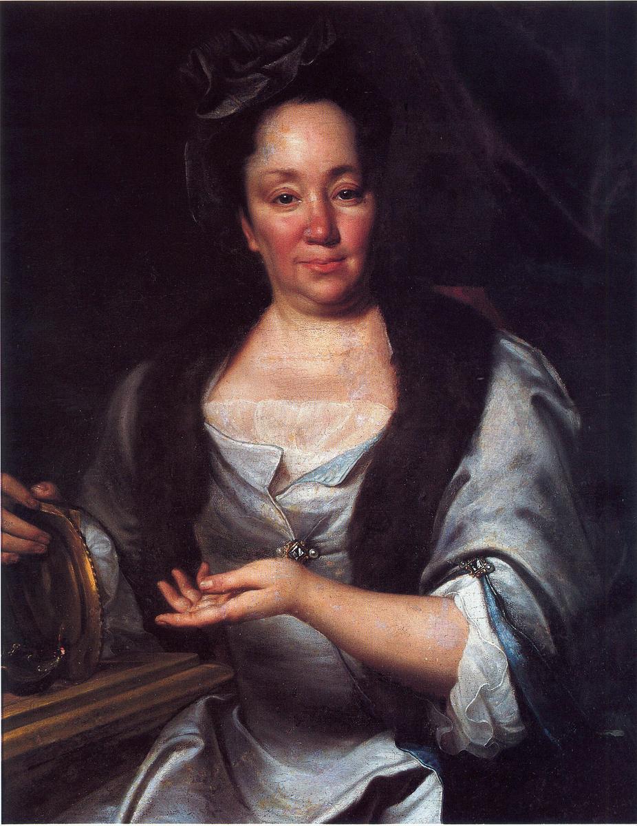 Portrait of Ludmila Magdalena von Götter, vintage artwork by Jan Kupecky, 12x8" (A4) Poster
