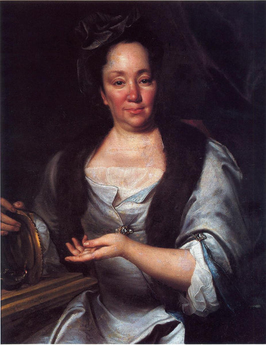 Portrait of Ludmila Magdalena von Götter, vintage artwork by Jan Kupecky, 12x8" (A4) Poster