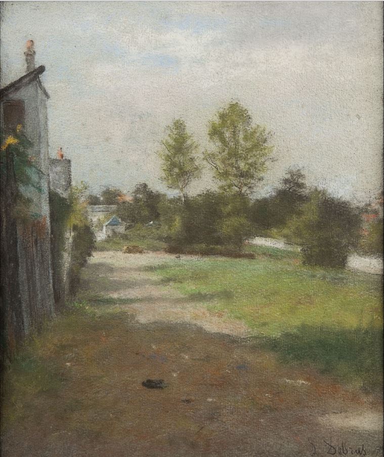 The Path, Summer, vintage artwork by Louis Debras, A3 (16x12") Poster Print