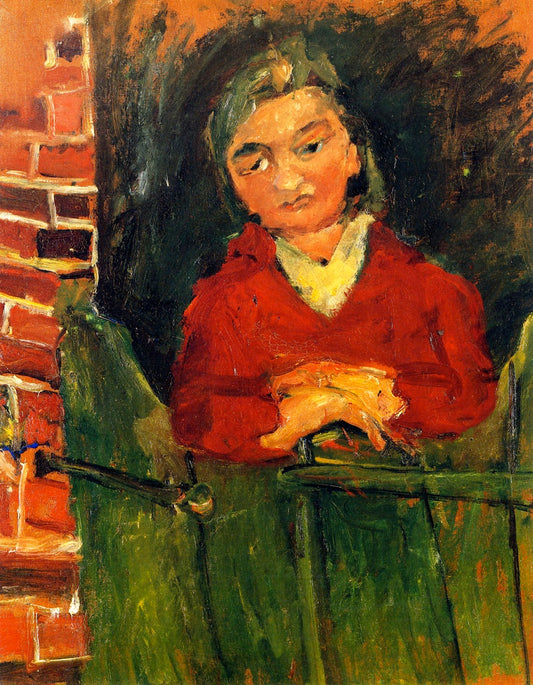 Farm Girl by Chaim Soutine,16x12(A3) Poster