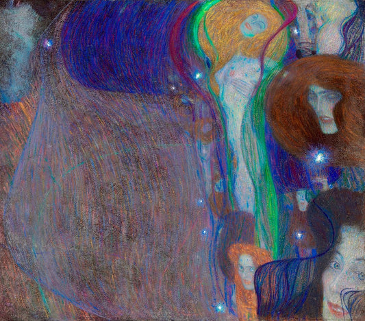 Irrlichter by Gustav Klimt,A3(16x12")Poster