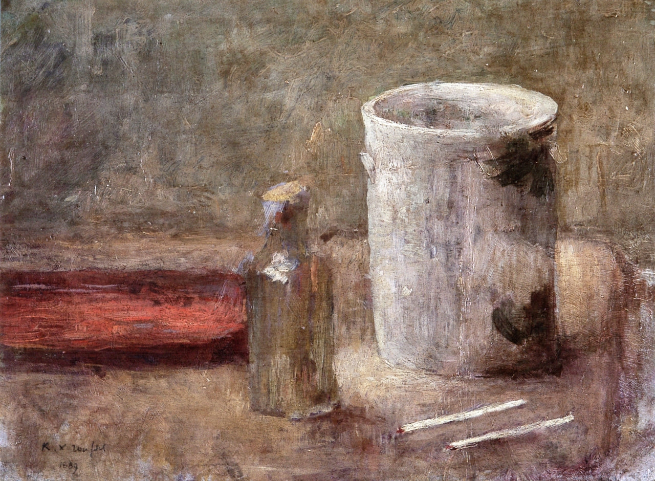 Still Life with Pot by Ker Xavier Roussel,A3(16x12")Poster