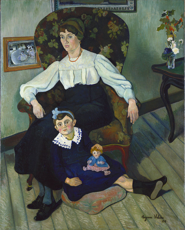 Marie Coca and Her Daughter by Suzanne Valadon,A3(16x12")Poster