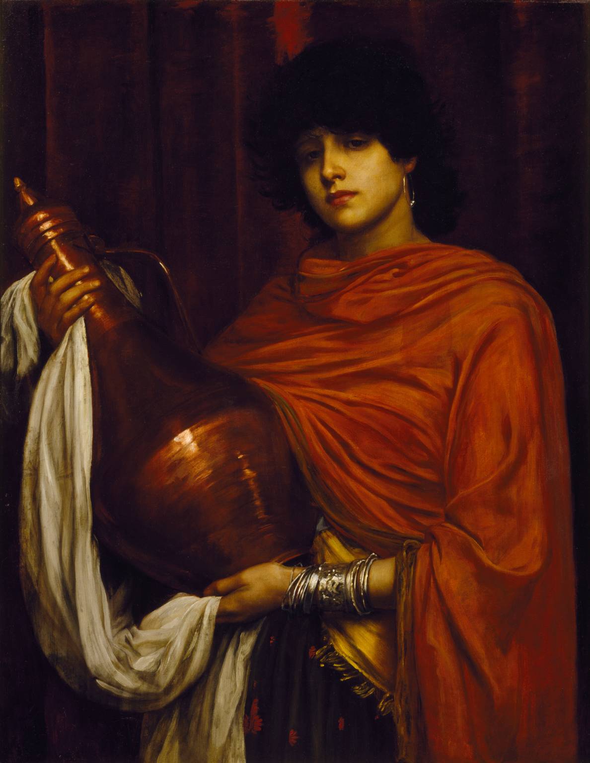 Ayesha, vintage artwork by Valentine Cameron Prinsep, 12x8" (A4) Poster