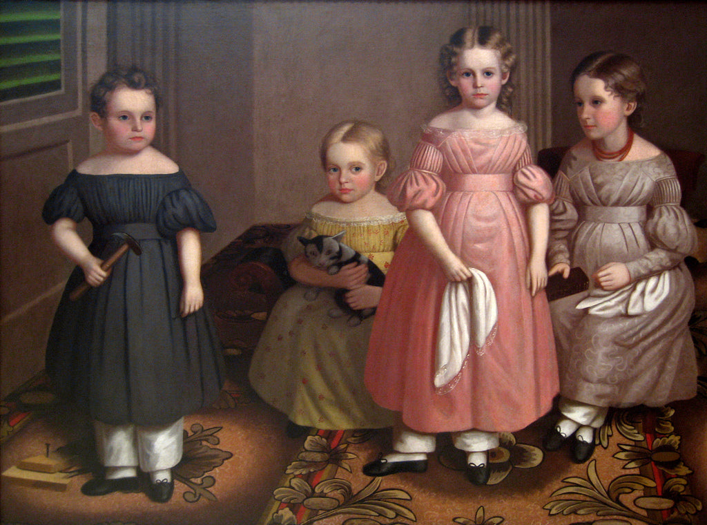 The Alling Children, vintage artwork by Oliver Tarbell Eddy, A3 (16x12") Poster Print