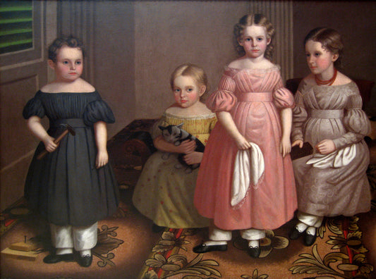 The Alling Children, vintage artwork by Oliver Tarbell Eddy, A3 (16x12") Poster Print