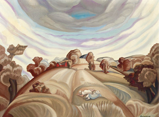 Lovers in the field by Sergei Sudeikin,16x12(A3) Poster