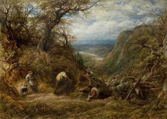 The Hollow Tree, vintage artwork by John Linnell, A3 (16x12") Poster Print