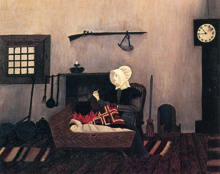 Quaker Mother and Child by Horace Pippin,16x12(A3) Poster