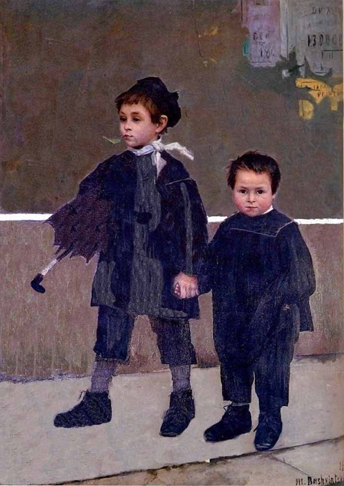 Jean and Jacques by Marie Bashkirtseff,A3(16x12")Poster