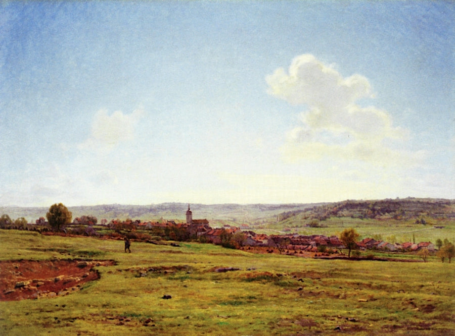 Landscape near Fresnes by Jean Ferdinand Monchablon,A3(16x12")Poster