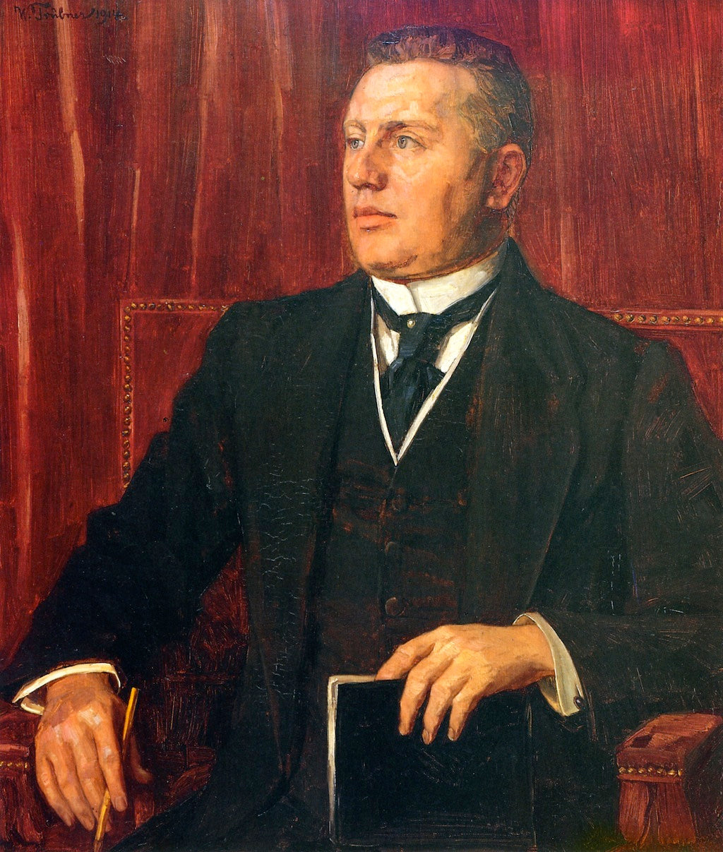 Karl Haberstock by Wilhelm Trubner,A3(16x12")Poster