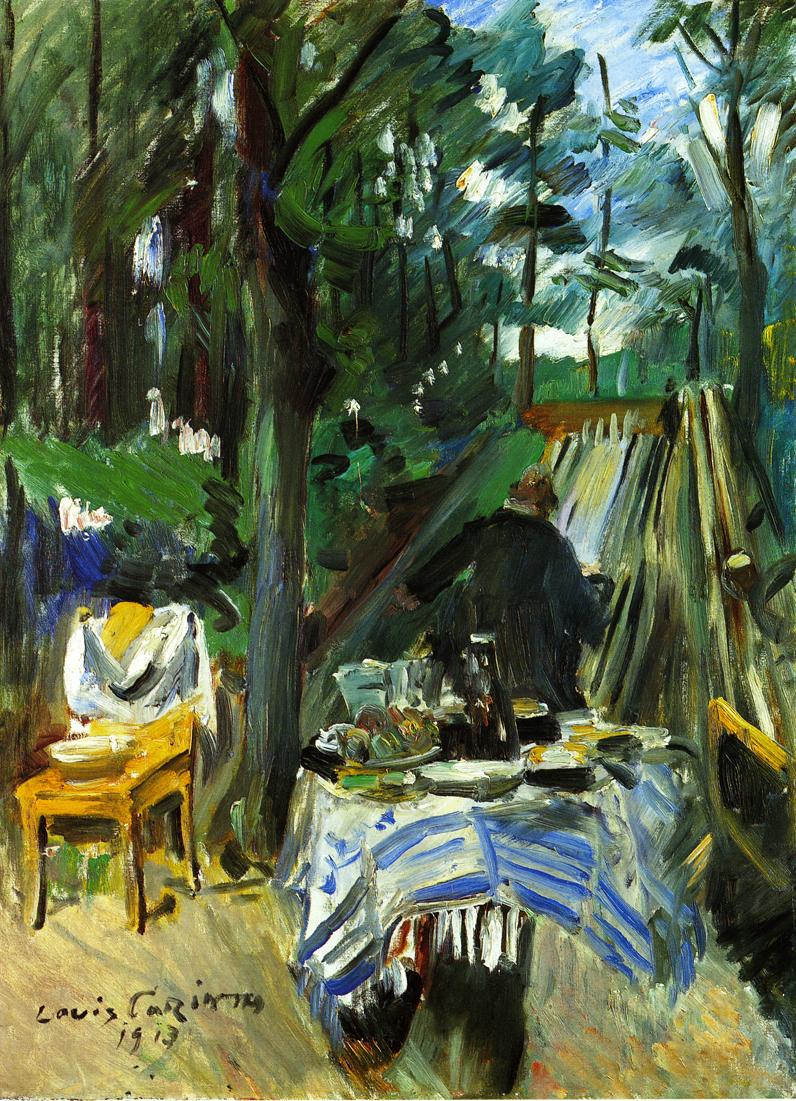 Bowling Alley by Lovis Corinth,A3(16x12")Poster