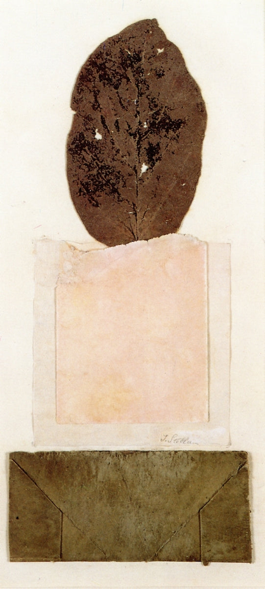 Leaf Collage, vintage artwork by Joseph Stella, 12x8" (A4) Poster