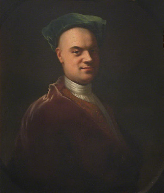 Christian Friedrich Weichmann, vintage artwork by Balthasar Denner, 12x8" (A4) Poster